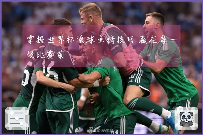 掌握世界杯滚球竞猜技巧 赢在每一场比赛前