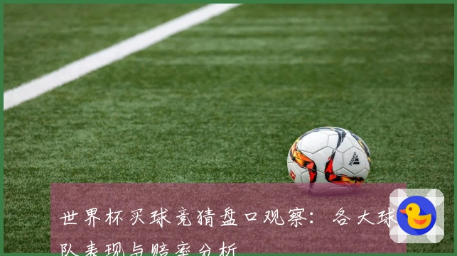 世界杯买球竞猜盘口观察：各大球队表现与赔率分析